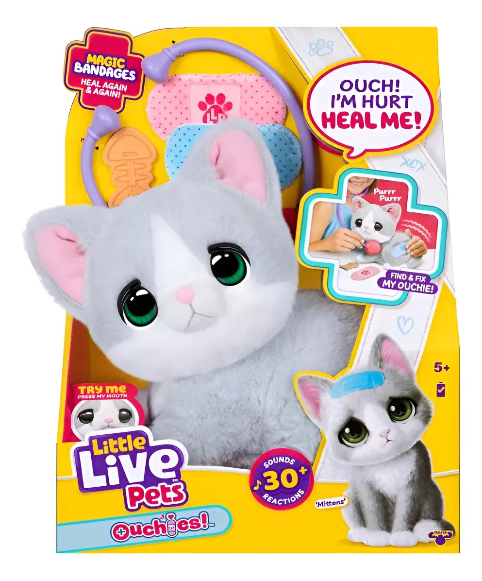 Little Live Pets Ouchies Mittens Gato Interactivo 26681