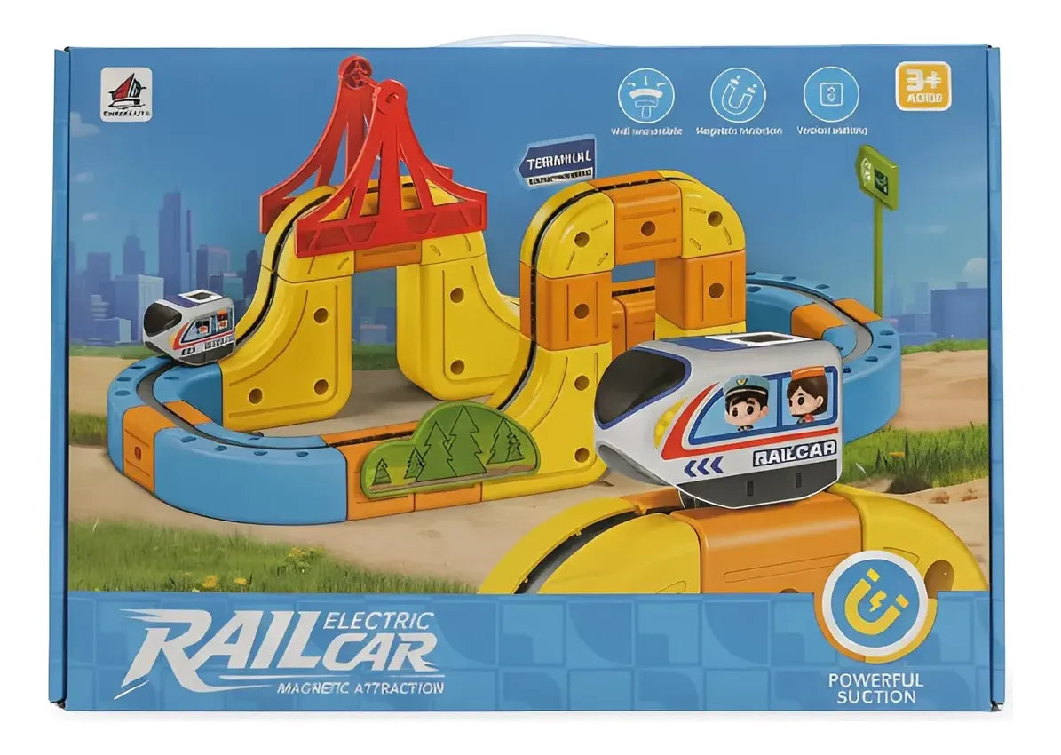 Rail Car Tren Magnético 80 Pzs IK0779 - vista 2