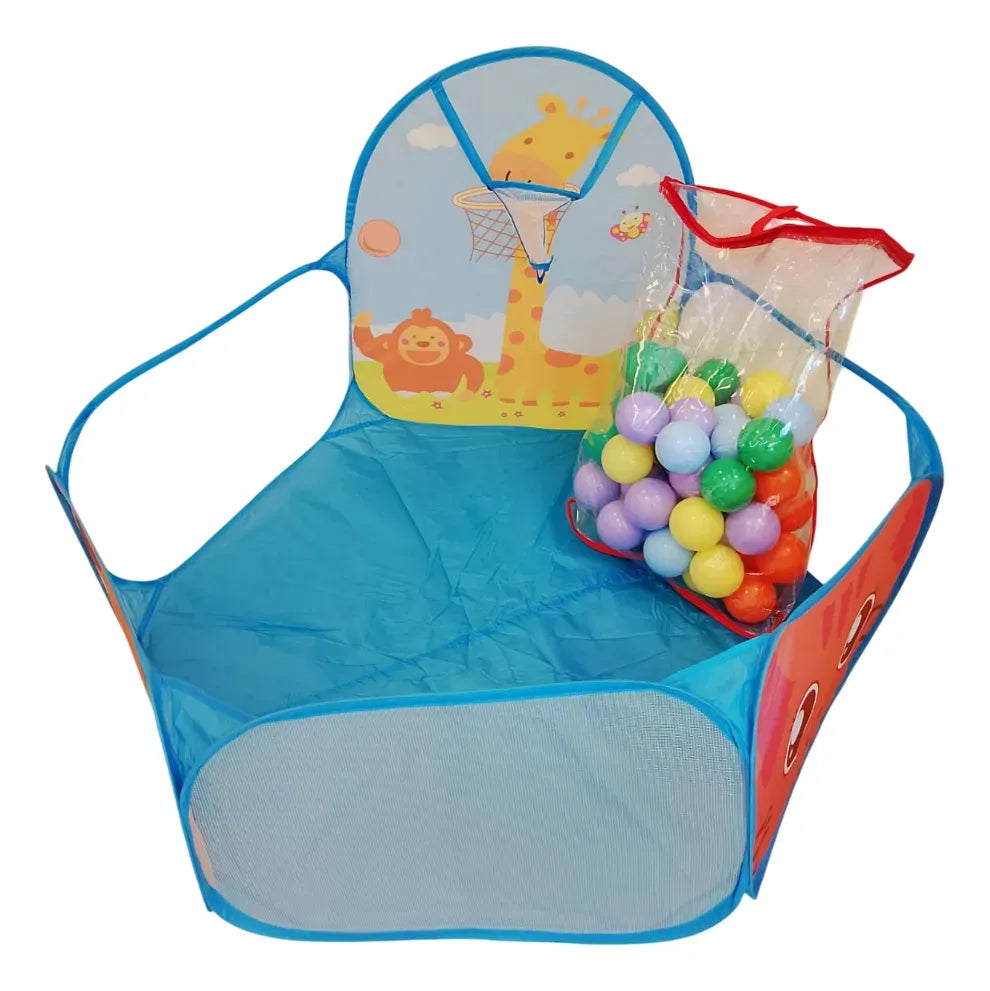 Pelotero Corralito Plegable Bebe Con 50 Pelotas T01-05