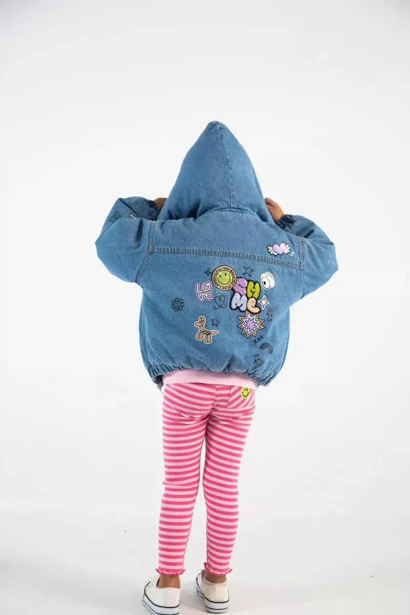 Chimola Campera Denim Dorothy Talle 4 Blue Jean J01