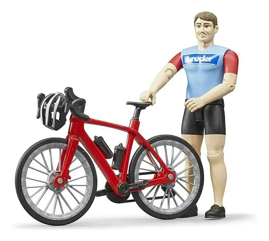 Bruder Bworld Bicicleta con ciclista BRU63110
