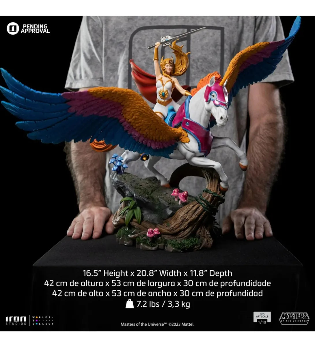 Iron Studios She-Ra And Swiftwind MOTU Scale 1/10 HEMAN91123-10