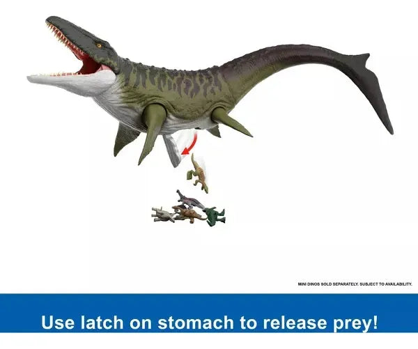 Jurassic World Dinosaurio Rebirth Super Colossal Mosasaurus JGB51