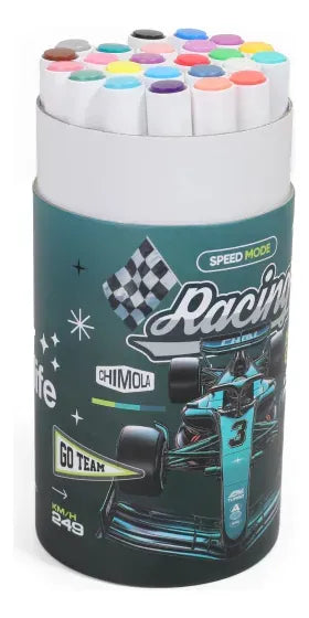 Chimola Set De Marcadores X36 Racing Car ST58