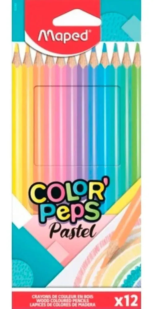 Maped Color's Peps Lápices de color pastel x12 832069FC