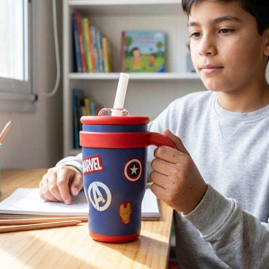 Vaso Termico Infantil 400ml Vengadores Clandy DAV8367