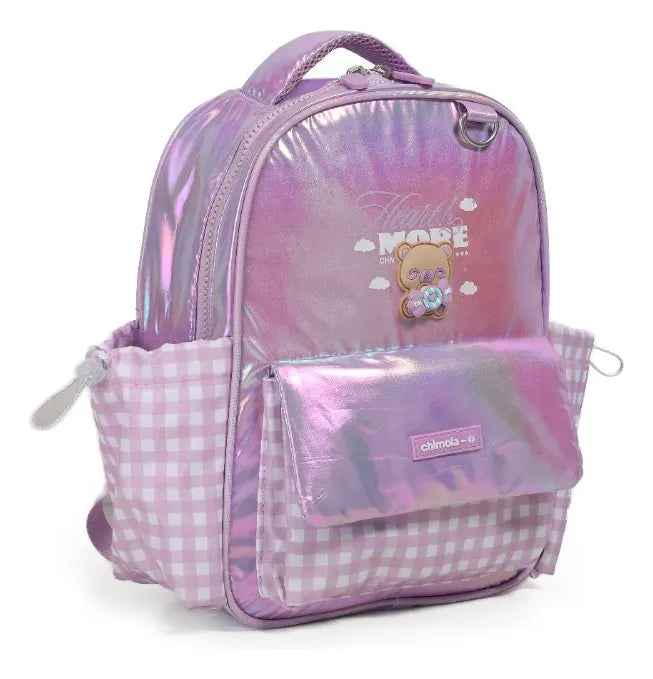 Chimola Mochila Espalda 14p Spin Bear Light Purple FS129