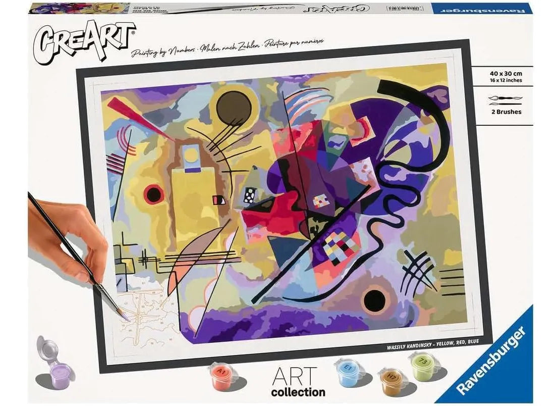 Ravensburger CreArt Pinta Por Numeros Kandinsky: Yello 23650