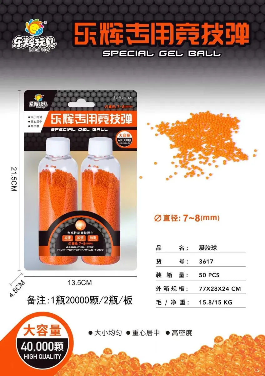 Repuesto Bolas de Hidrogel Naranja 7-8 MM KL473 Shine