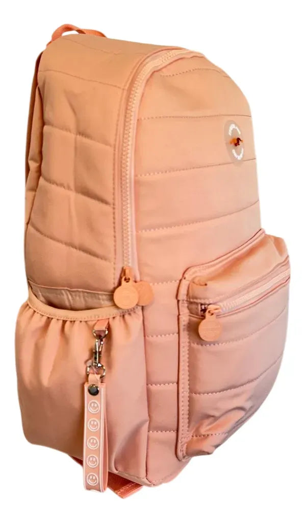 Mochila Espalda 18 Pulgadas Escolar Sl2502r Kinderland Rosa
