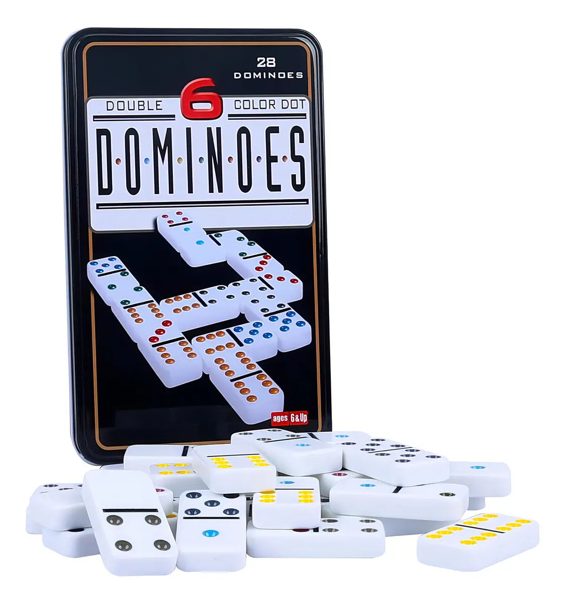 Set Domino De Colores 28 Pzs 56016
