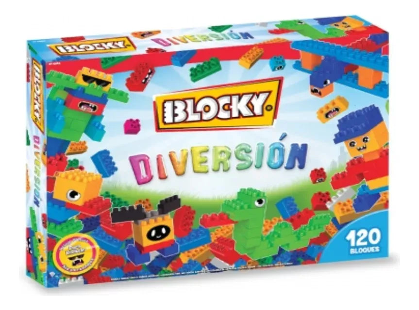 Blocky Diversion Con 120 Bloques 01-0648