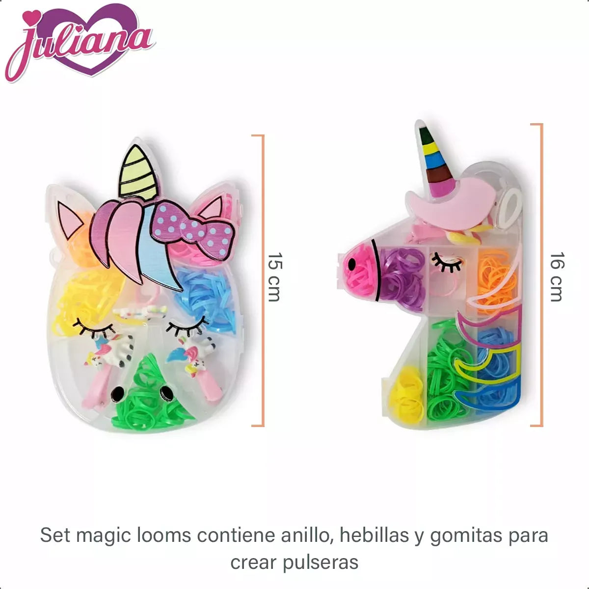 Juliana I love unicorns Magic looms SISJUL084