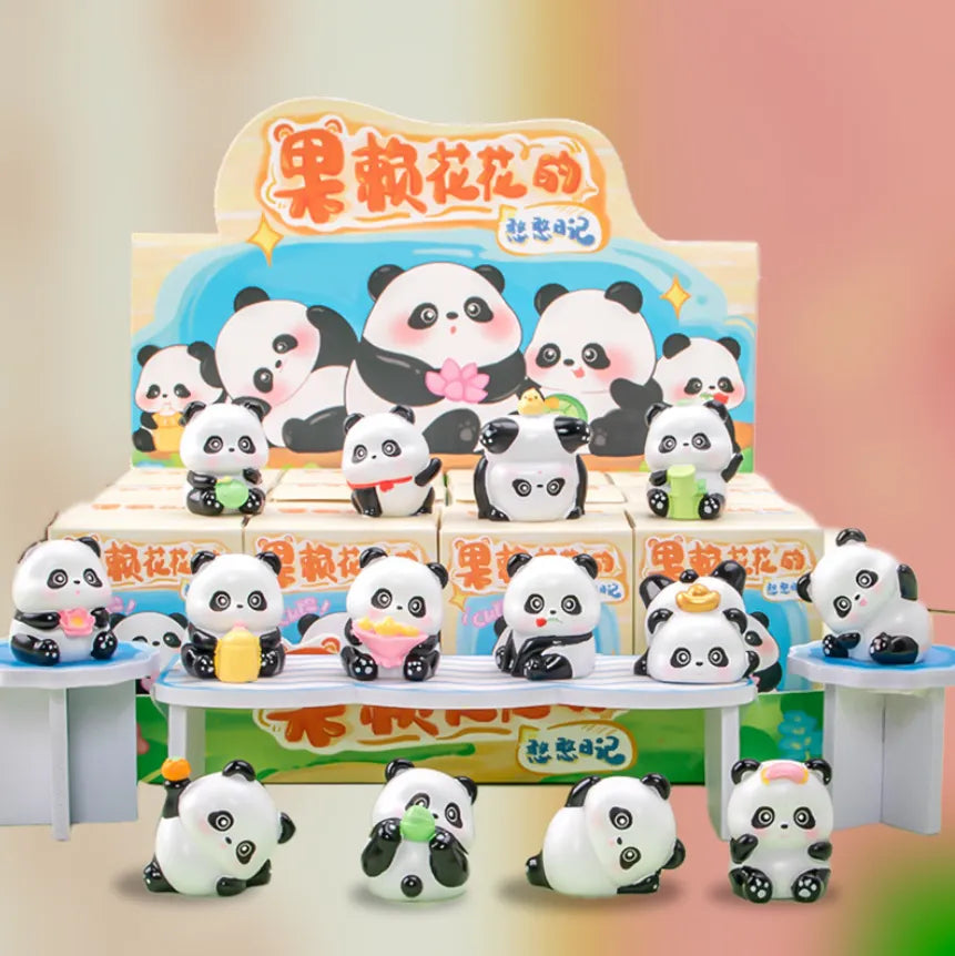 Oso Panda Figura Coleccionable Sorpresa Shine KL282