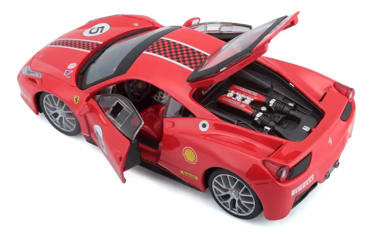 Bburago 1:24 Ferrari 458 Challenge Rojo 18-26302
