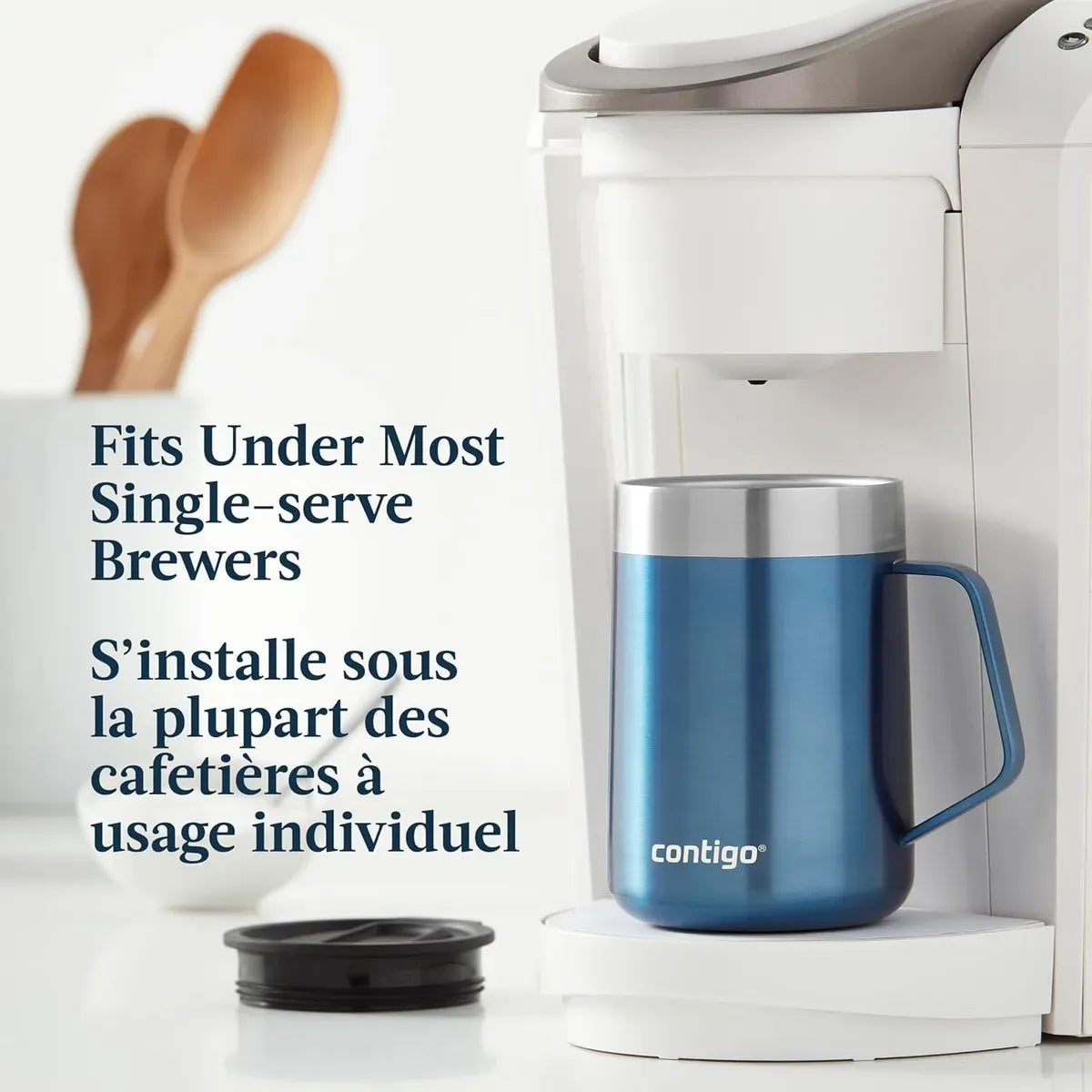 Contigo Streeterville Ss Mug W/ H 14oz Blue Corn 2144598