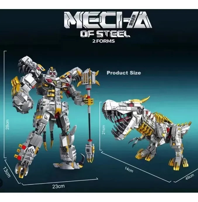 Panlos Bloques Robot Dinosaurio 1376 Pzs 2337329