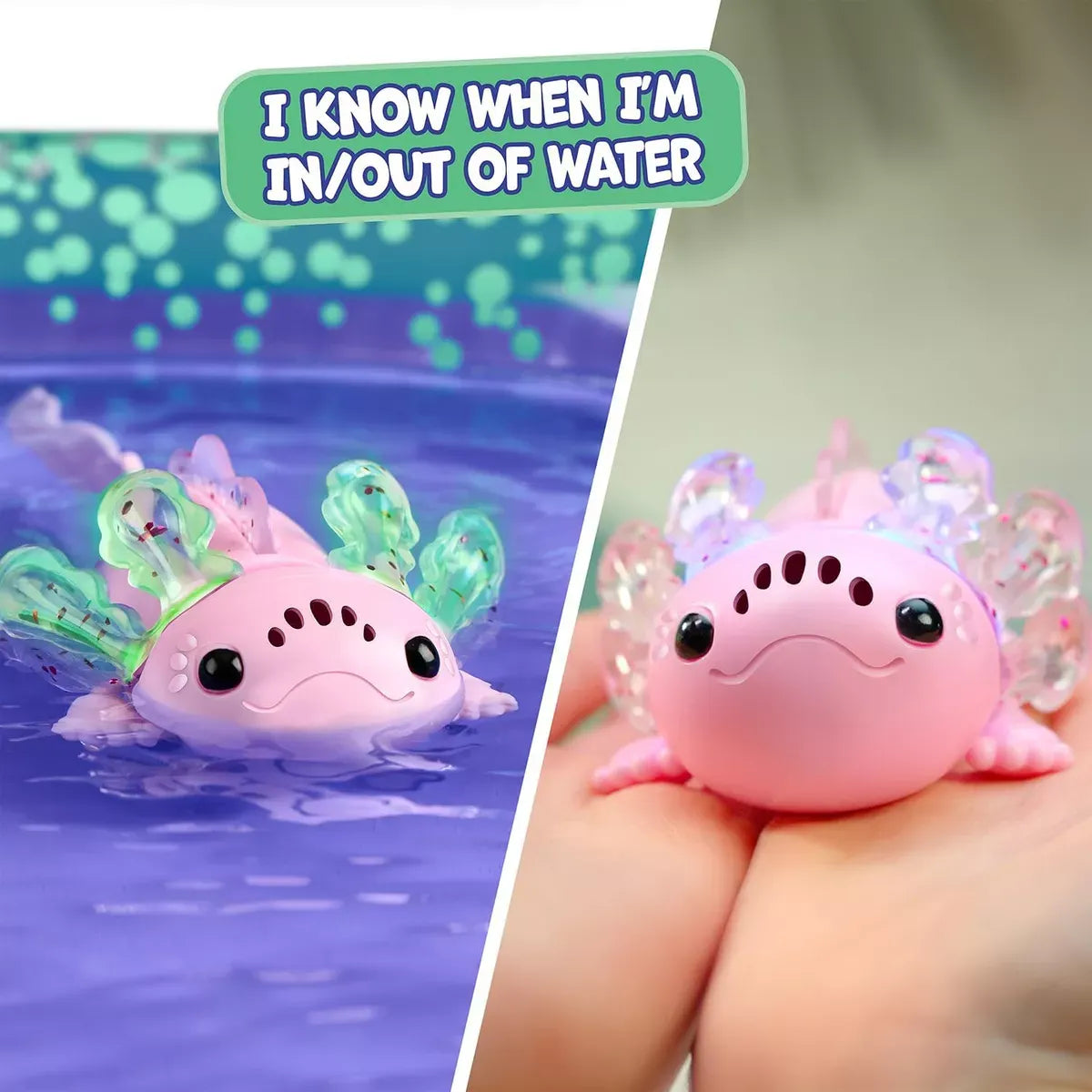 Fingerlings Axolotl Auggie con Piscina 3143