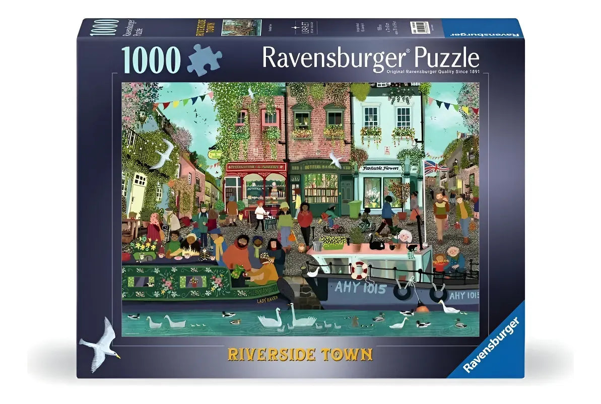 Ravensburger Puzzle 1000 Pzs Riverside Town 12000814