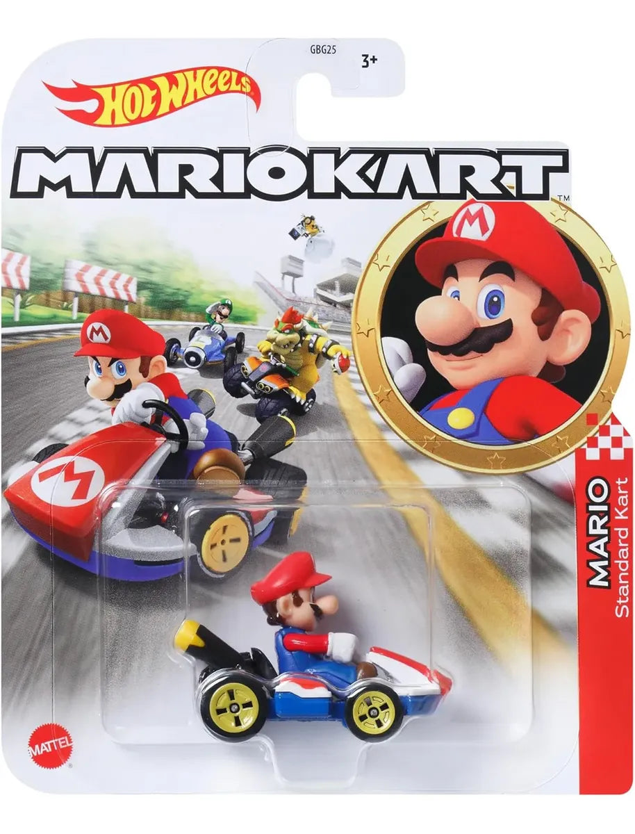 Hot Wheels Mario Kart Vehiculo Metal 1:64 Gbg25