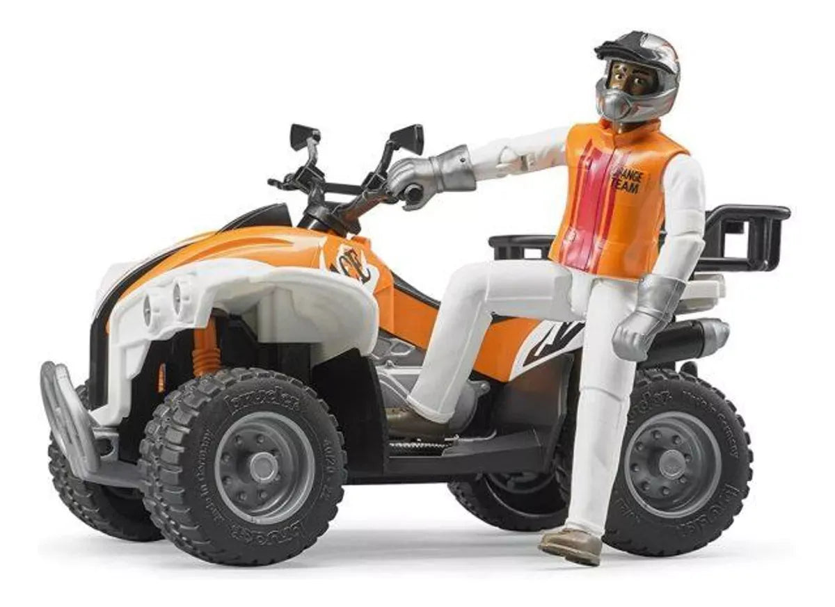 Bruder Bworld Quad con conductor BRU63000