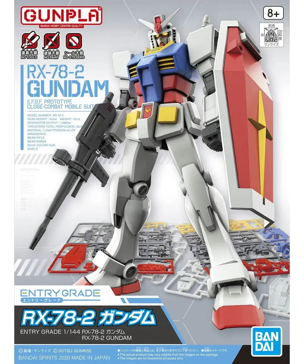 Bandai Hobby Gundam Entry Grade 1/144 RX782 Model Kit 2547940