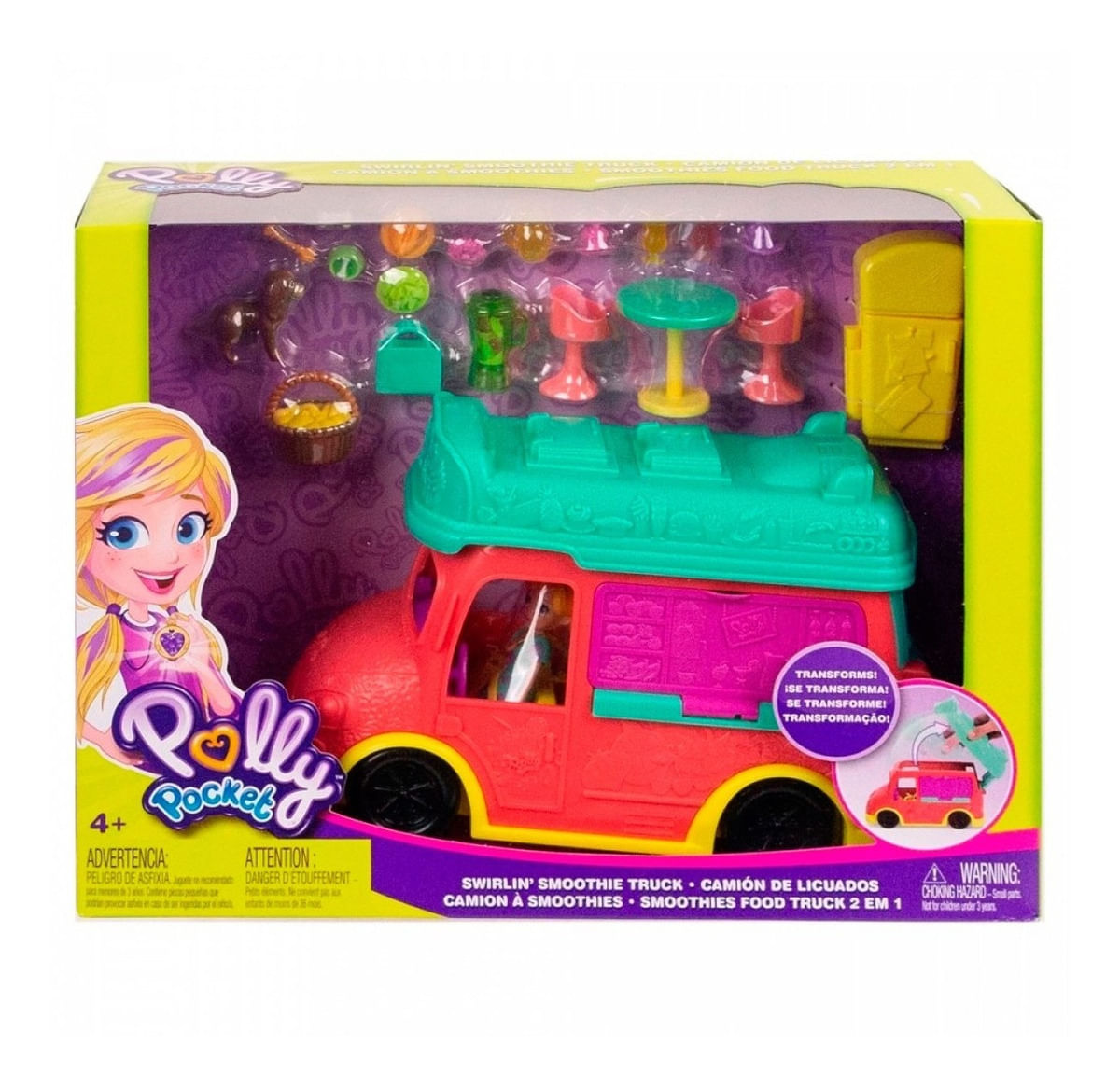 Polly Pocket Camión De Licuados Gdm20