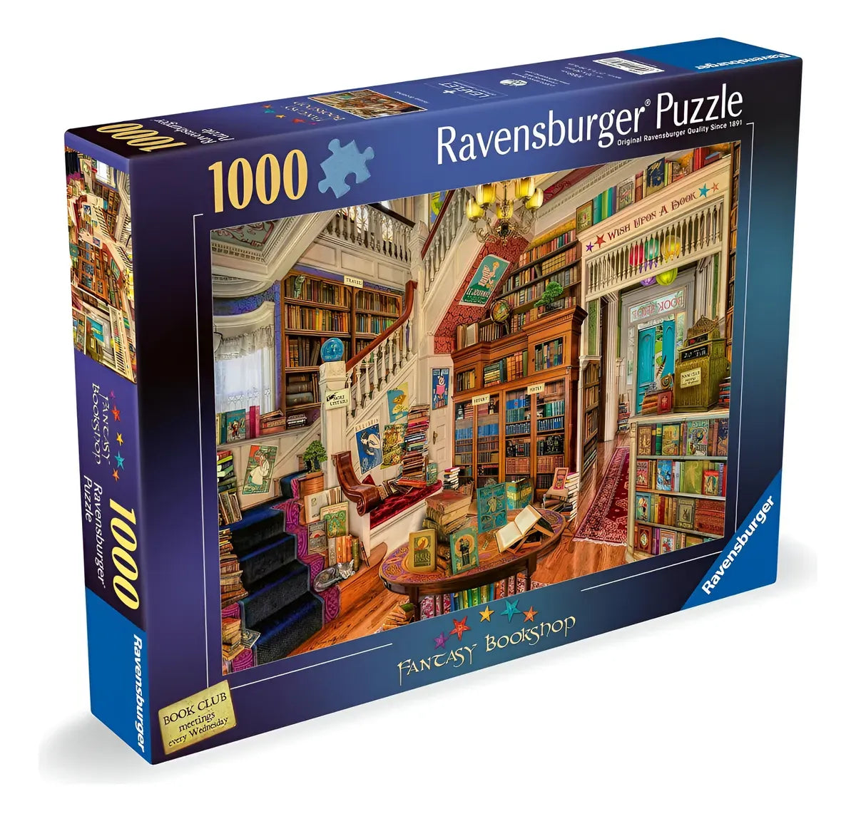 Ravensburger Puzzle 1000 Pzs The Fantasy Bookshop 12000323
