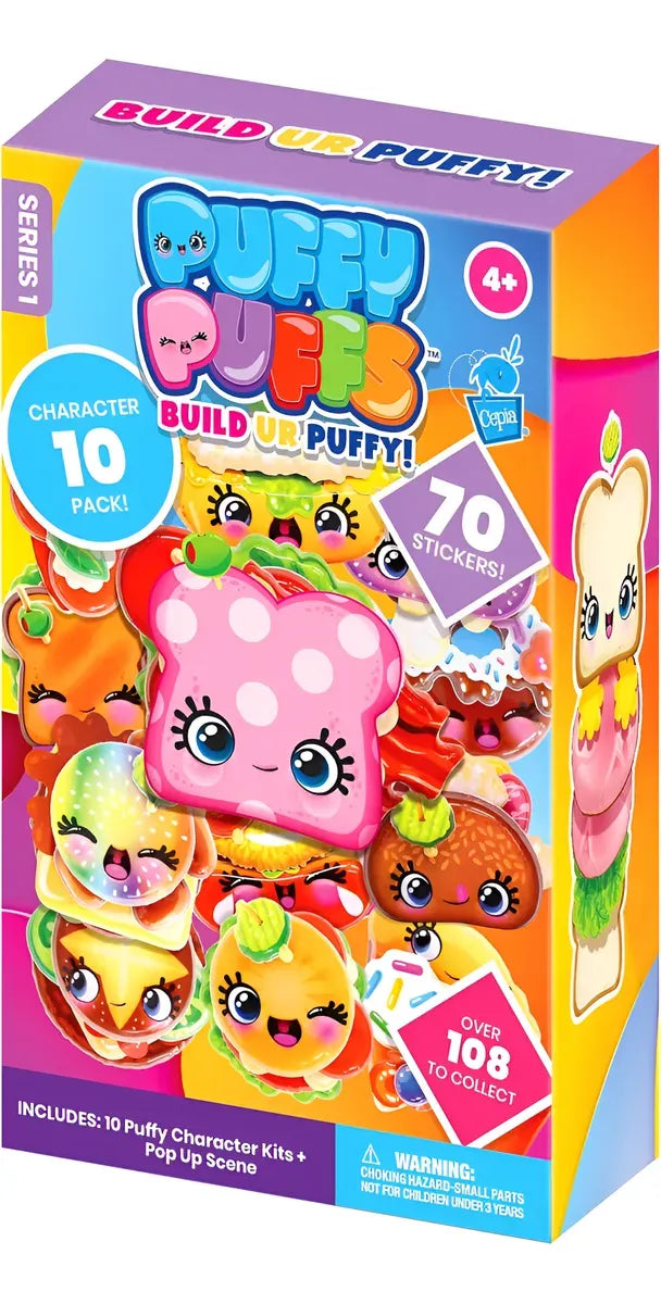 Puffy Puffs Pack 10 Personajes 3D S1003