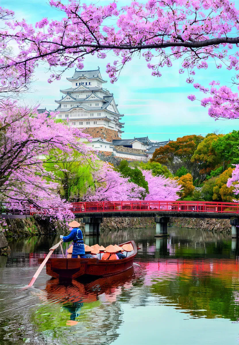 Puzzle Hqc Himeji Castle In Spring 1000 Pzas 39819 Clementoni