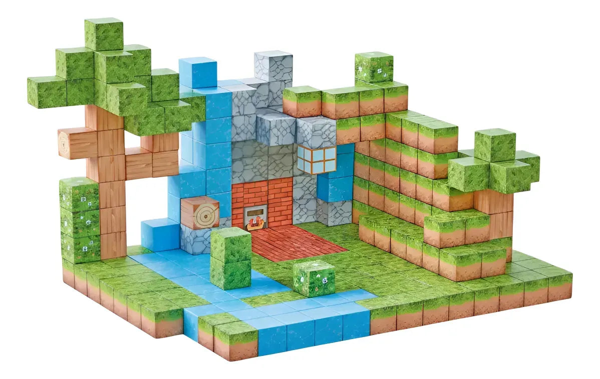 Bloques Magnéticos Cubos Steam Minecraft Shine 2960027