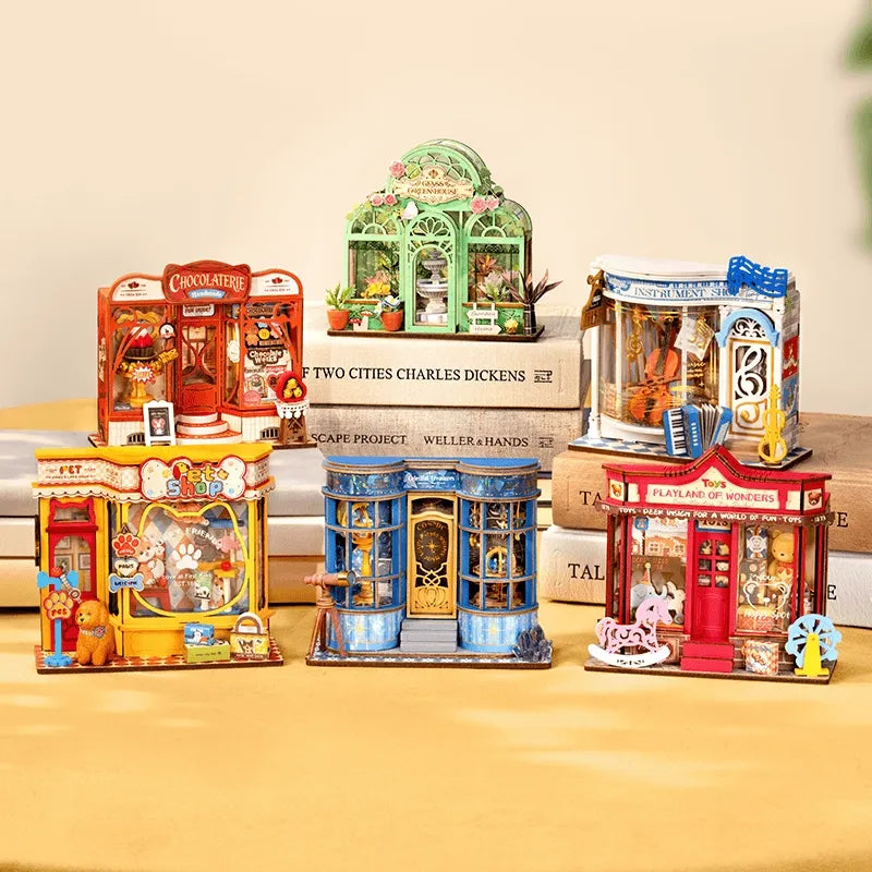 Robotime Puzzle 3d Tienda De Astronomía Mágica Rolife Ds048