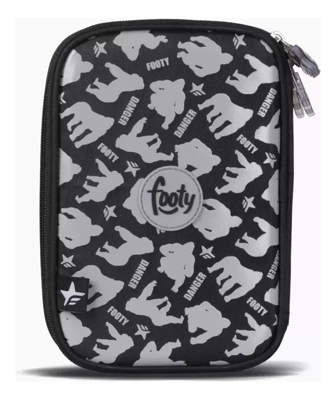Footy Cartuchera ridiga con dos cierres Gorilla F54004.01.UNICO
