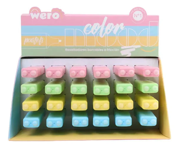 Wero Resaltador borrable Color mood WE4035