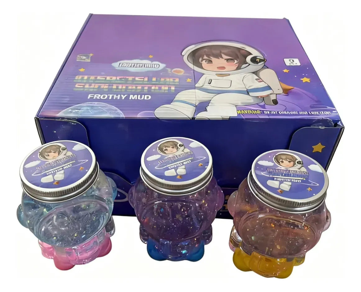 Slime De Astronauta Con Brillos 324 Grs Kl727 Shine