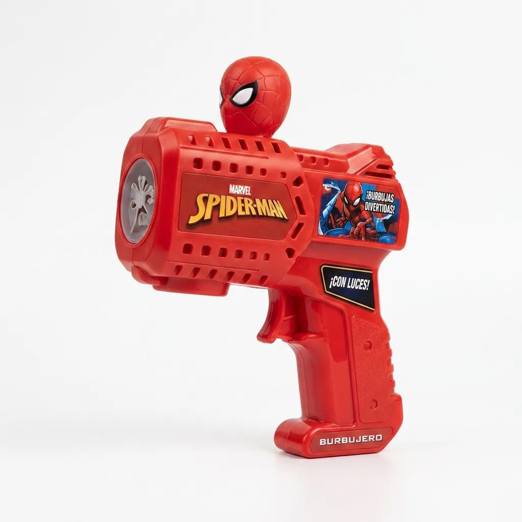 Burbujero A Pila Con Luces Spiderman 56807