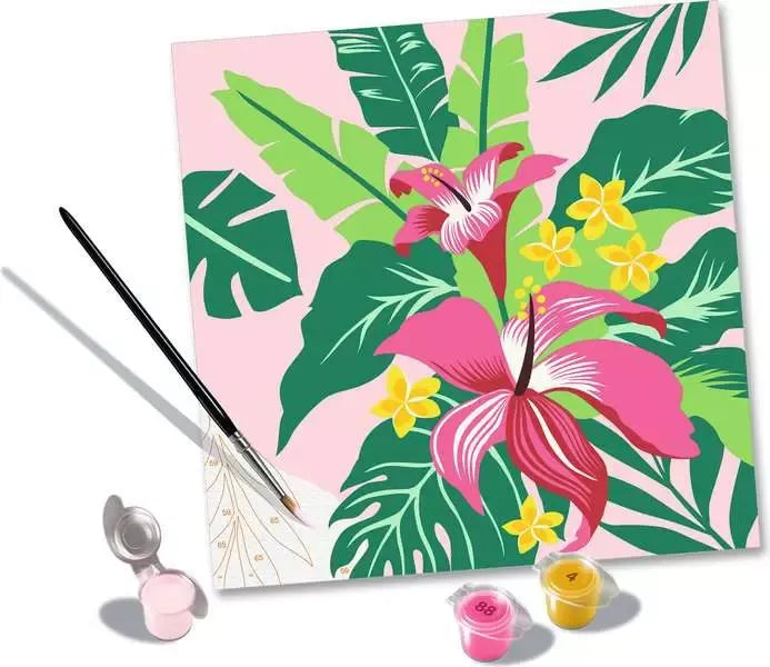 Ravensburger CreArt Pinta Por Numeros Tropical Plants 23728
