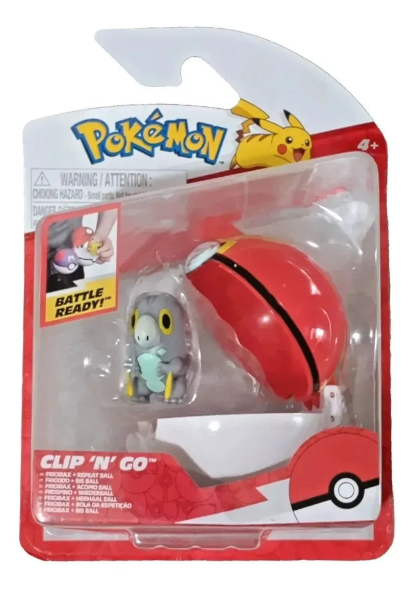 Pokémon Figura 6cm + Pokebola Clip N Go 95057