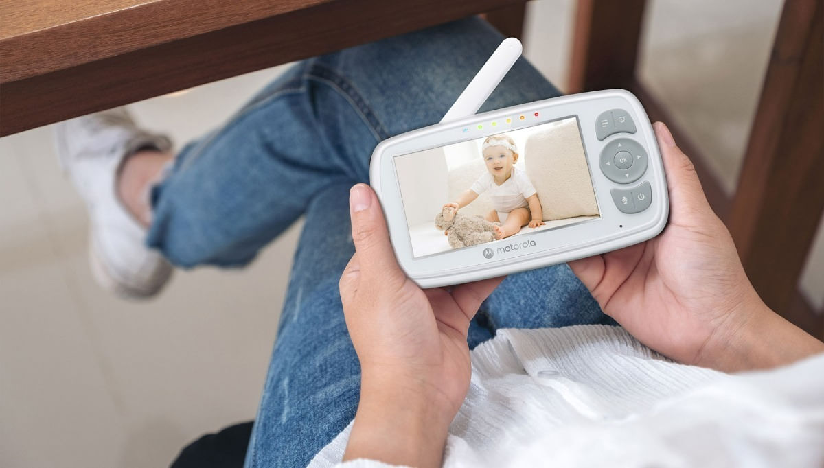 Baby Call Motorola Vm34 Con Visión Nocturna Y Melodías Bebes