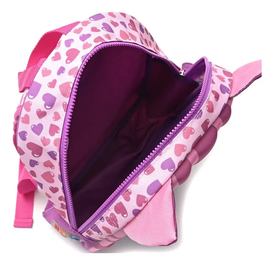 Mochila C/Luz Kawaii Momo Termoformada 22x30x10cm 12P 41309