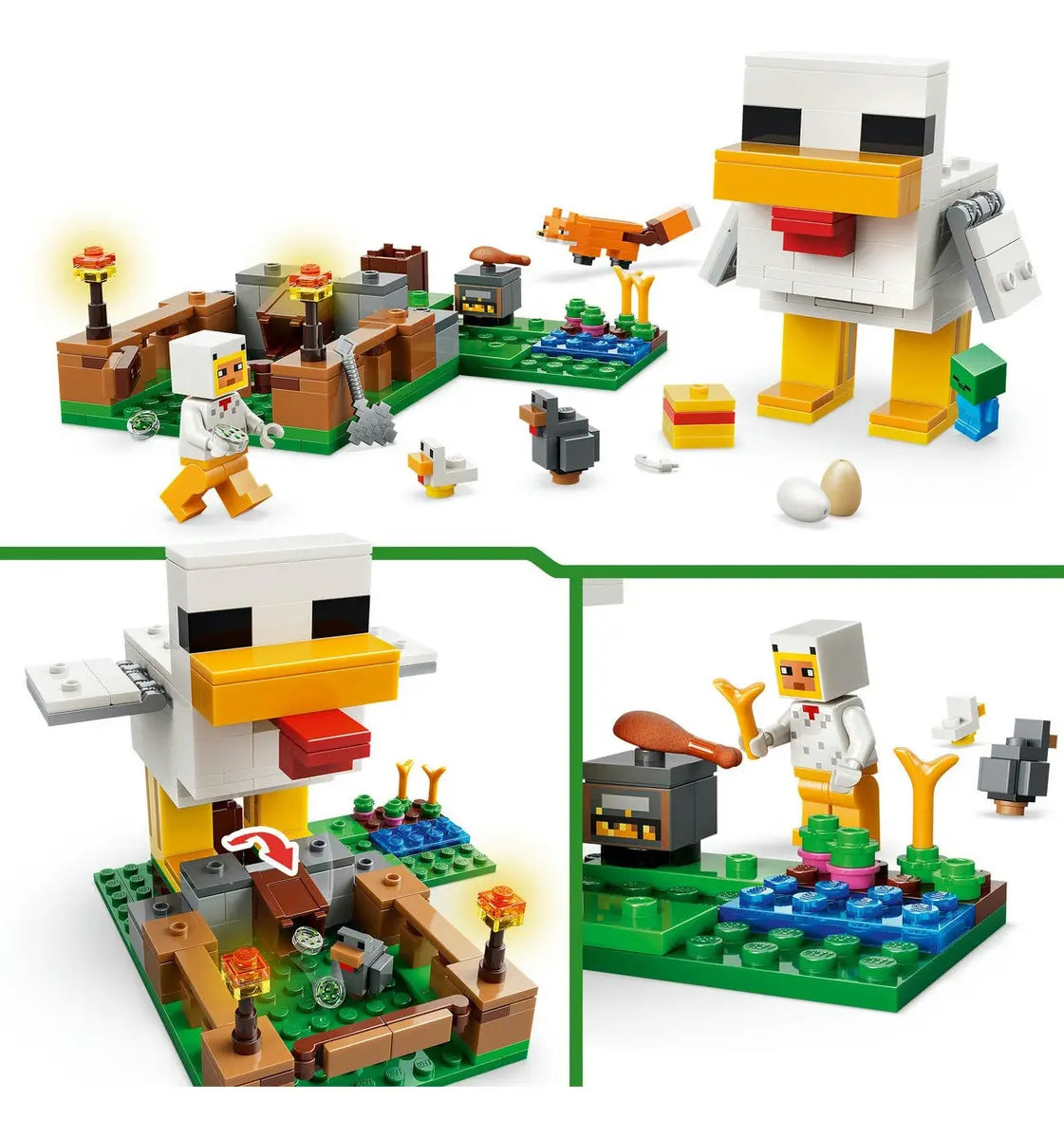 Lego Minecraft: La Granja de Gallinas 21585