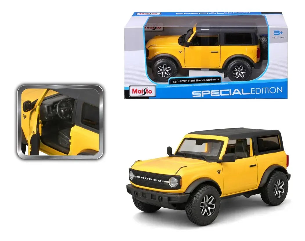 Maisto 1:24 Ford Bronco Badlands 2021 Amarillo 31530