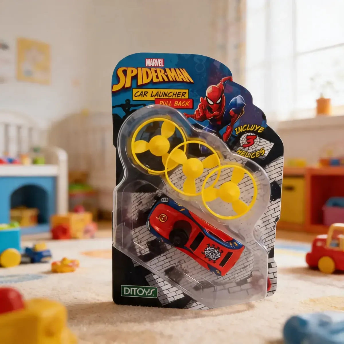 Spiderman Car Launcher Pull Back 3046