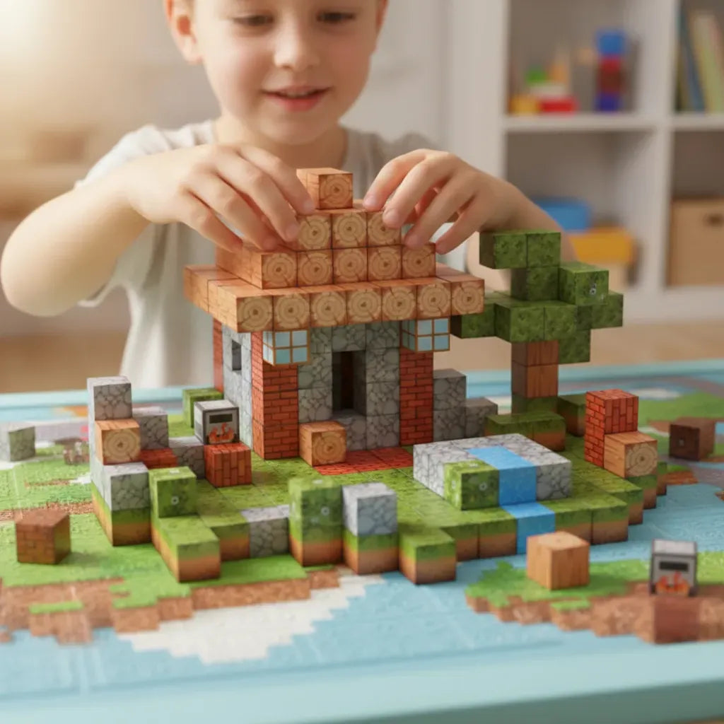 Bloques Magnéticos Cubos Steam Minecraft Shine 2960026