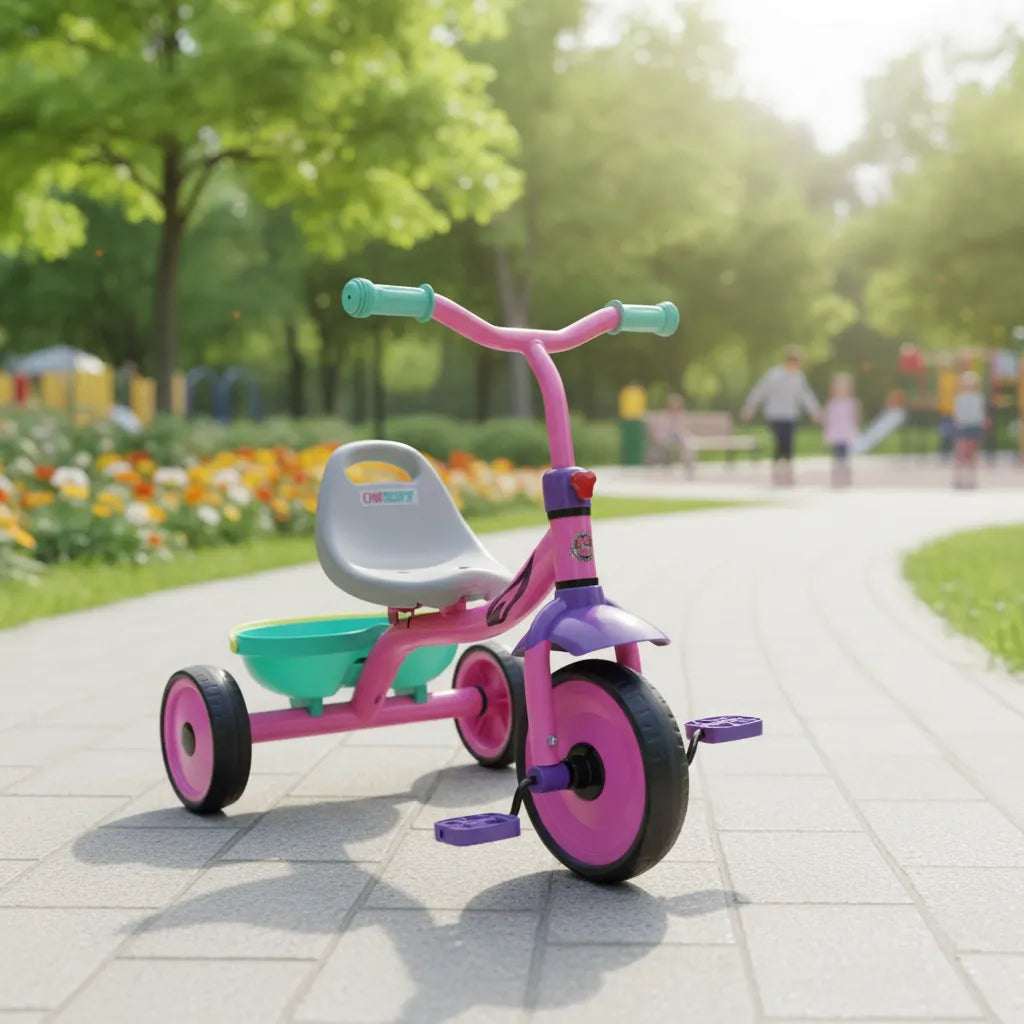 Triciclo Infantil Con Canasto Yx-t02