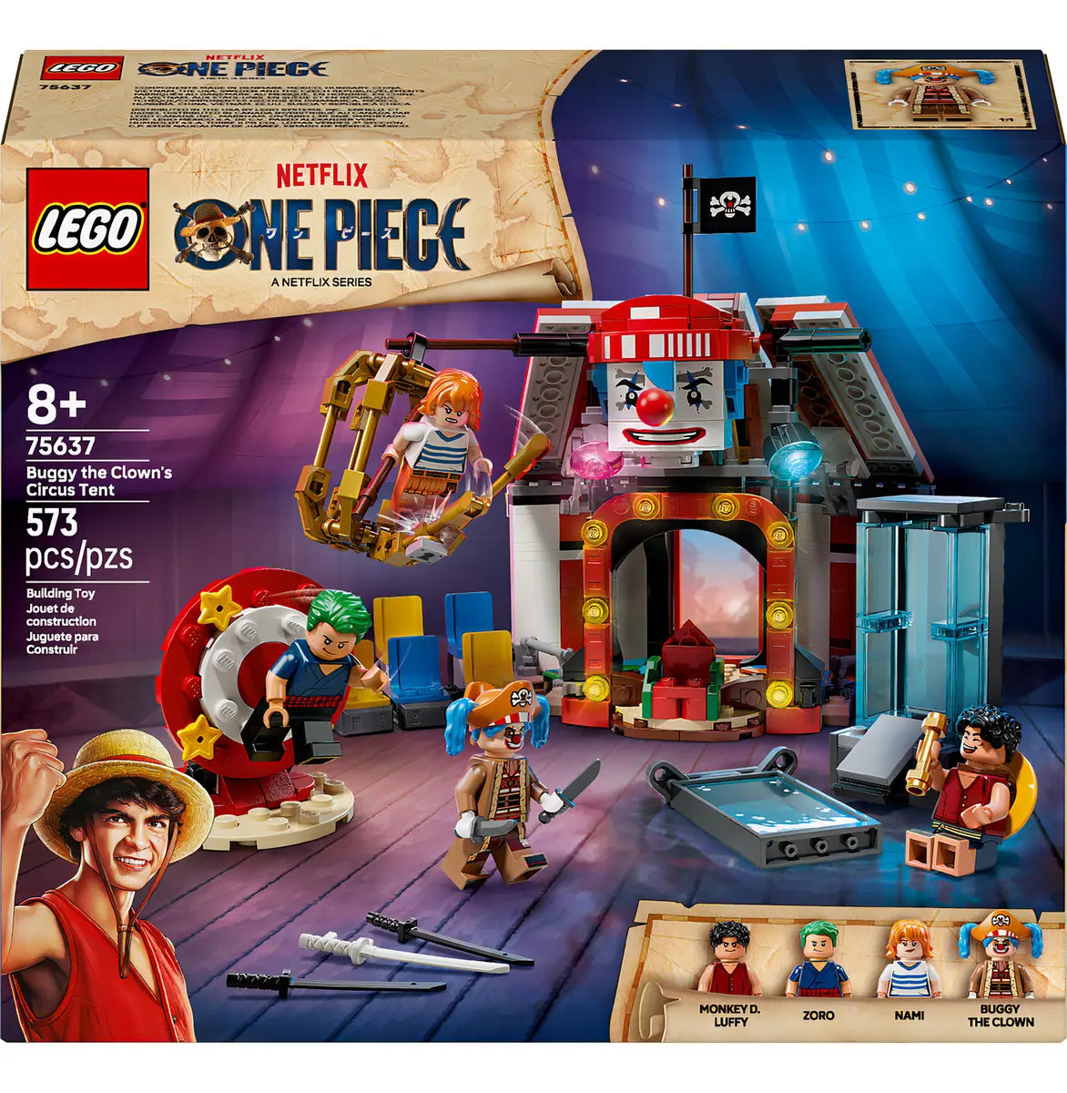Lego One Piece: Carpa de Circo de Buggy el Payaso 75637