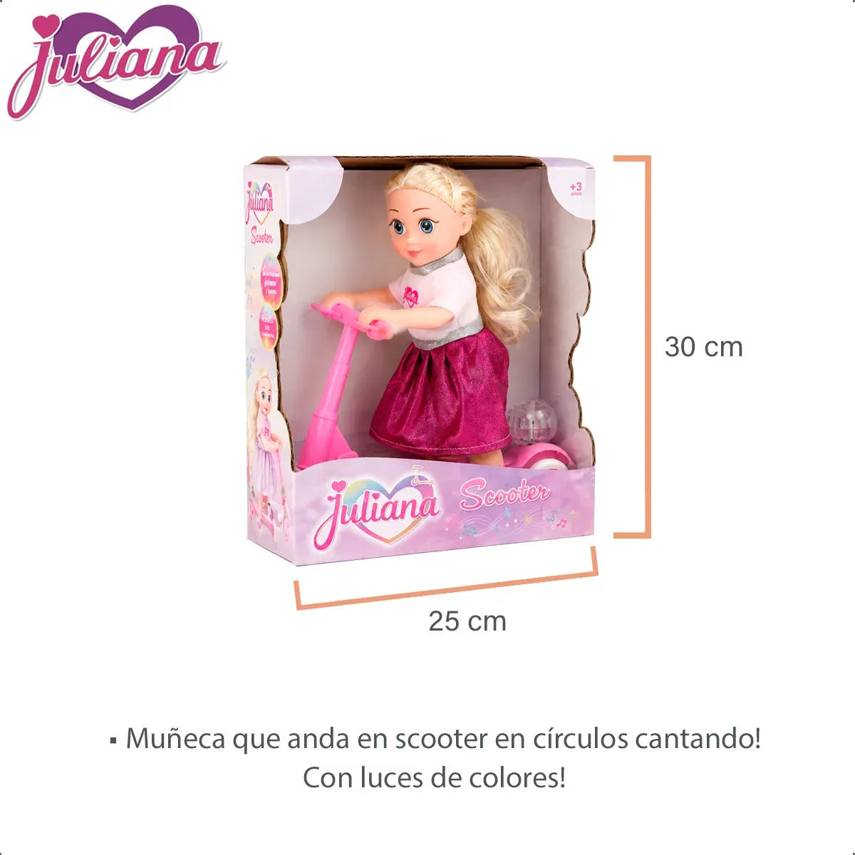 Juliana Muñeca Con Scooter JUL0194