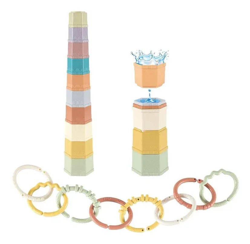 Baby Favorite Set educacional Balde de encastres con formas y torre ZY1516719