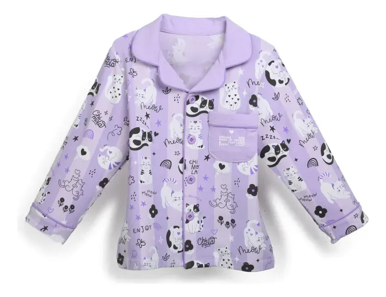 Chimola Pijama Cat TS UND08
