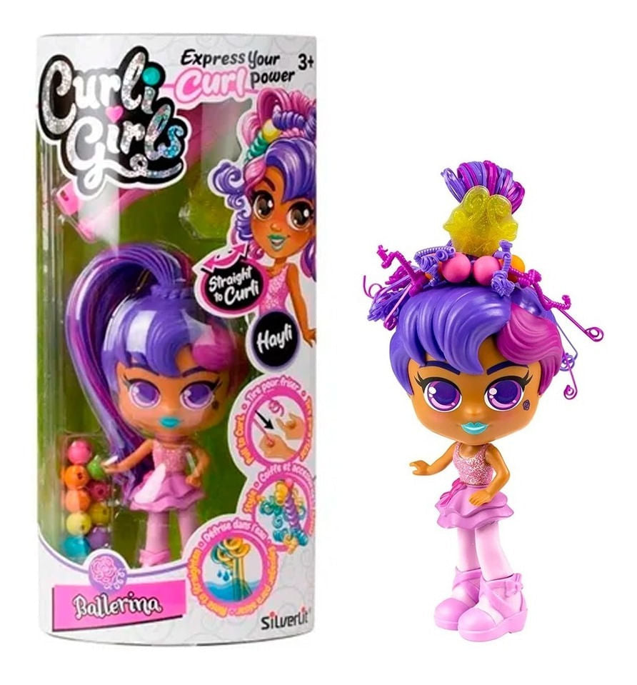 Muñeca Curligirls Con Accesorios Para Peinar 82082